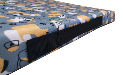 Legowisko - Materac SQUAR Blue Dogs 60x60x5 cm