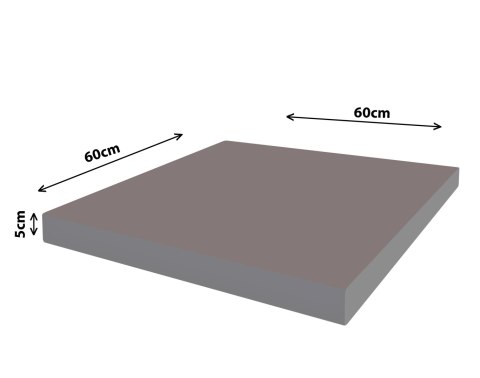 Legowisko - Materac SQUAR Catnip 60x60x5 cm Legowisko - Materac SQUAR Catnip 60x60x5 cm