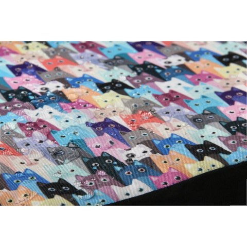 Legowisko - Materac SQUAR Meow 60x60x5 cm Legowisko - Materac SQUAR Meow 60x60x5 cm