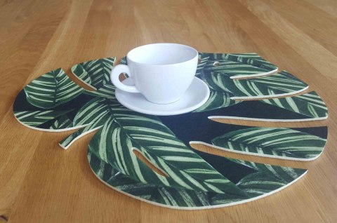 Podkładka Monstera D 40x40 cm gr. 4 mm - Capri Podkładka Monstera D 40x40 cm gr. 4 mm - Capri